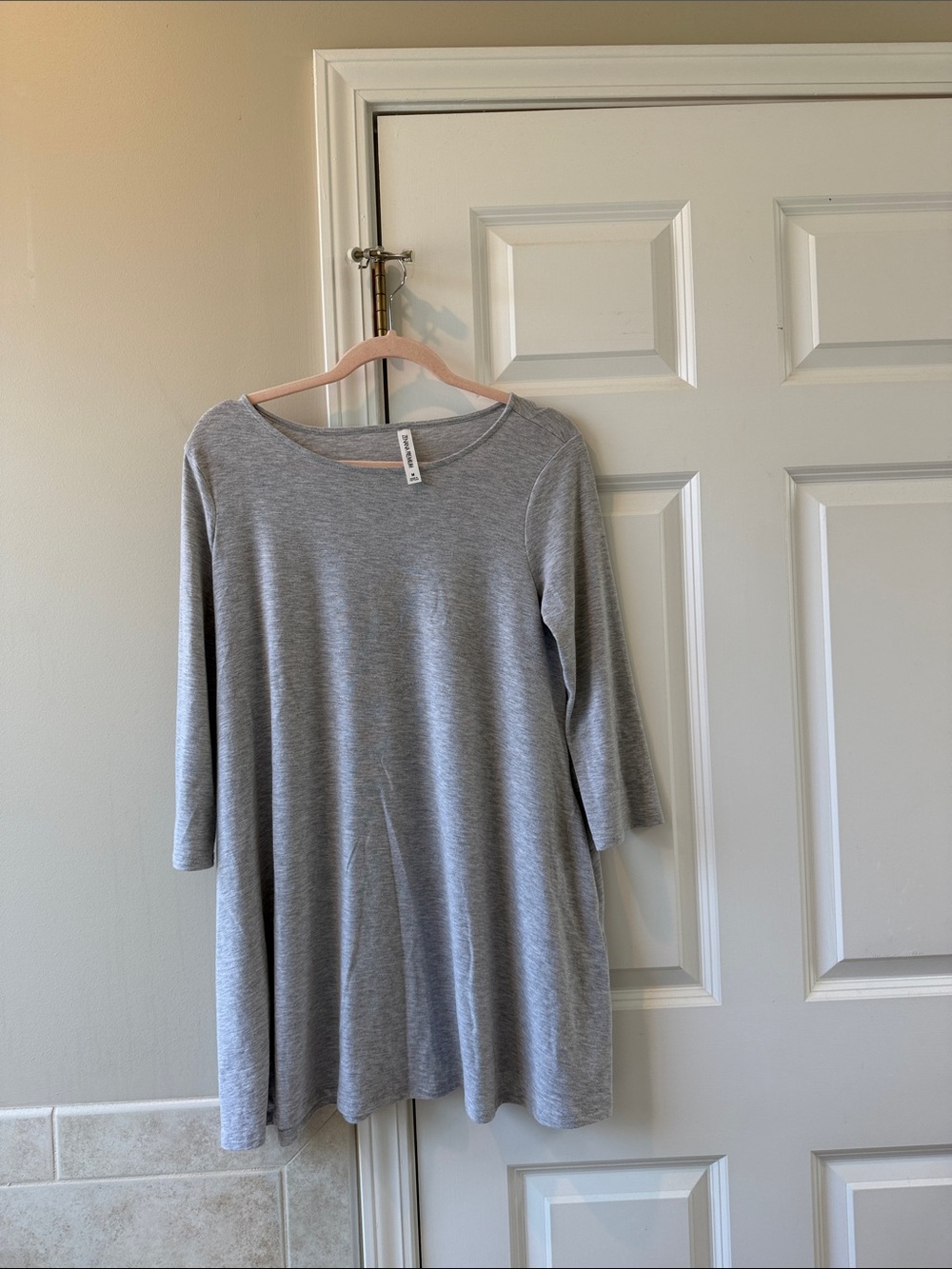 Zenana Outfitters Grey Swing Dress